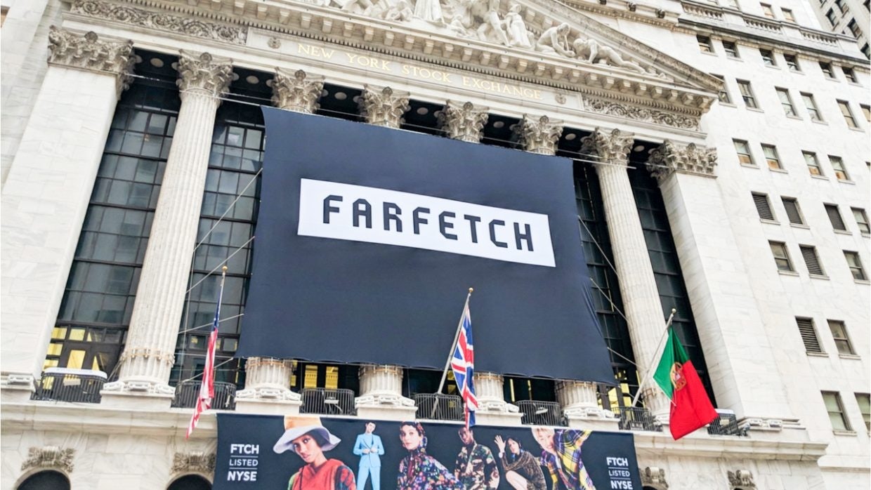 Farfetch released its first quarter preliminary results, with an estimated Q1 2020 loss, though it did deliver a strong digital platform GMV supported by growth in China. Photo: Shutterstock 
