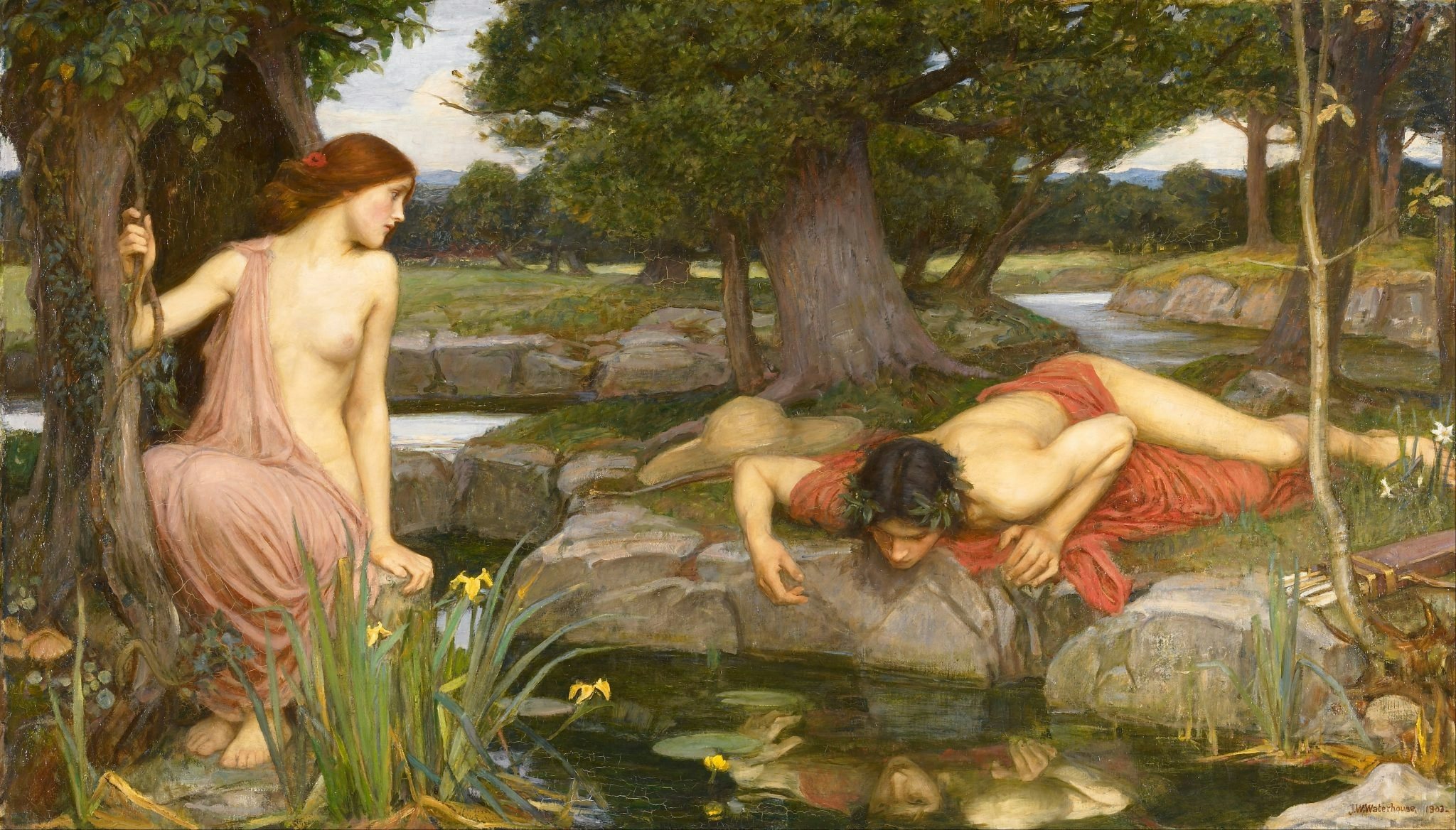"Echo and Narcissus" by John William Waterhous. Photo: Public Domain