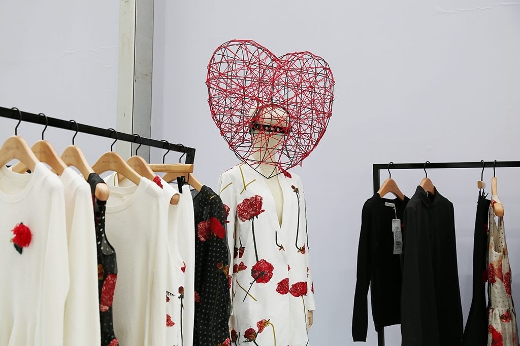 Former Woolmark Prize winner Ban Xiaoxue showcased his collection at GreenCode's pop-up shop. (Courtesy Photo)