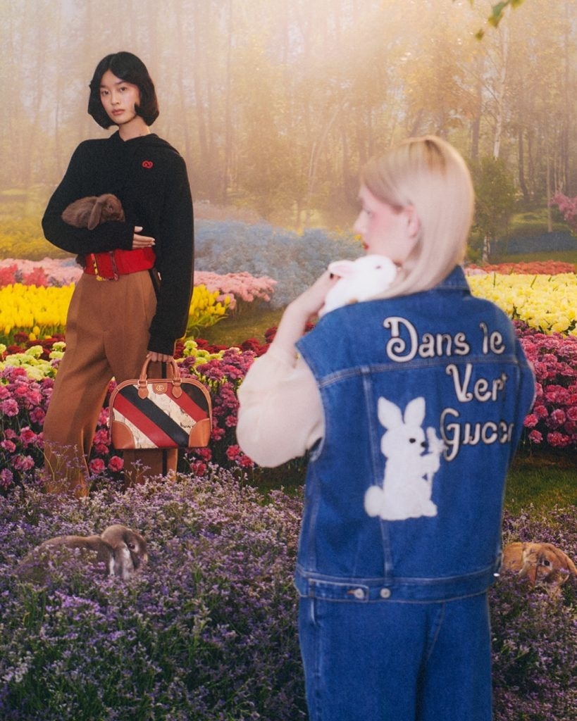 Gucci's rabbit-themed ready-to-wear, handbags, shoes, accessories, jewelry and watches were released in celebration of the Year of the Rabbit. Photo: Courtesy of Gucci