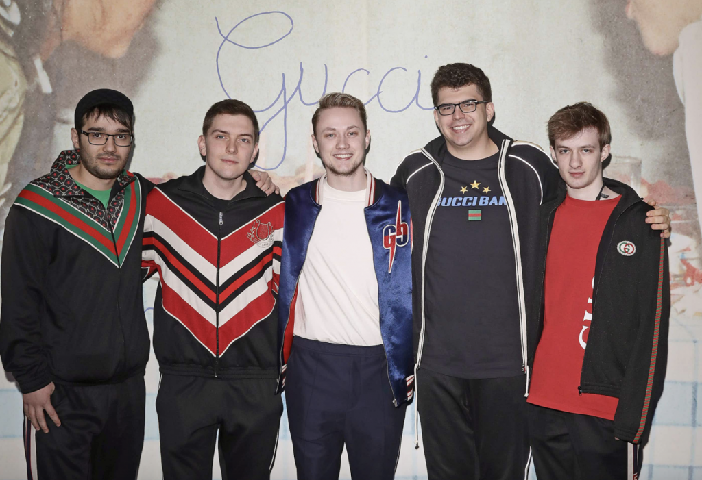 Gucci teamed up with esports organization Fnatic in 2020 to bring its professional gamers to the Gucci-verse. Photo: Gucci