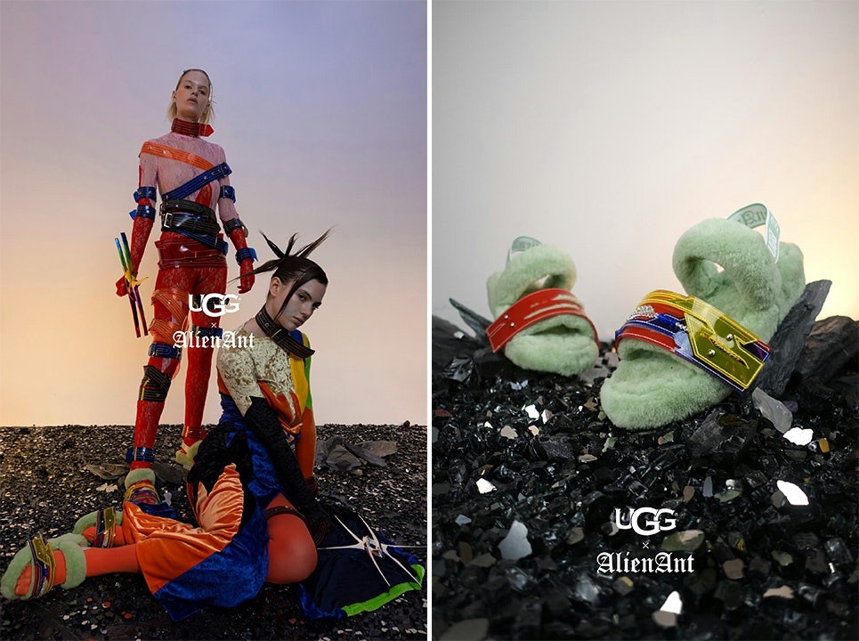 In 2023, Ugg released a collaborative collection with Yu Prize Rising Voices Award winner AlienAnt. Photo: Ugg x AlienAnt