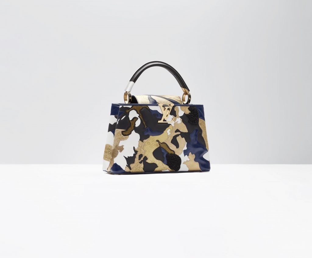Louis Vuitton’s Artycapucines collection featuring Zhao Zhao's work. Photo: Courtesy of Louis Vuitton