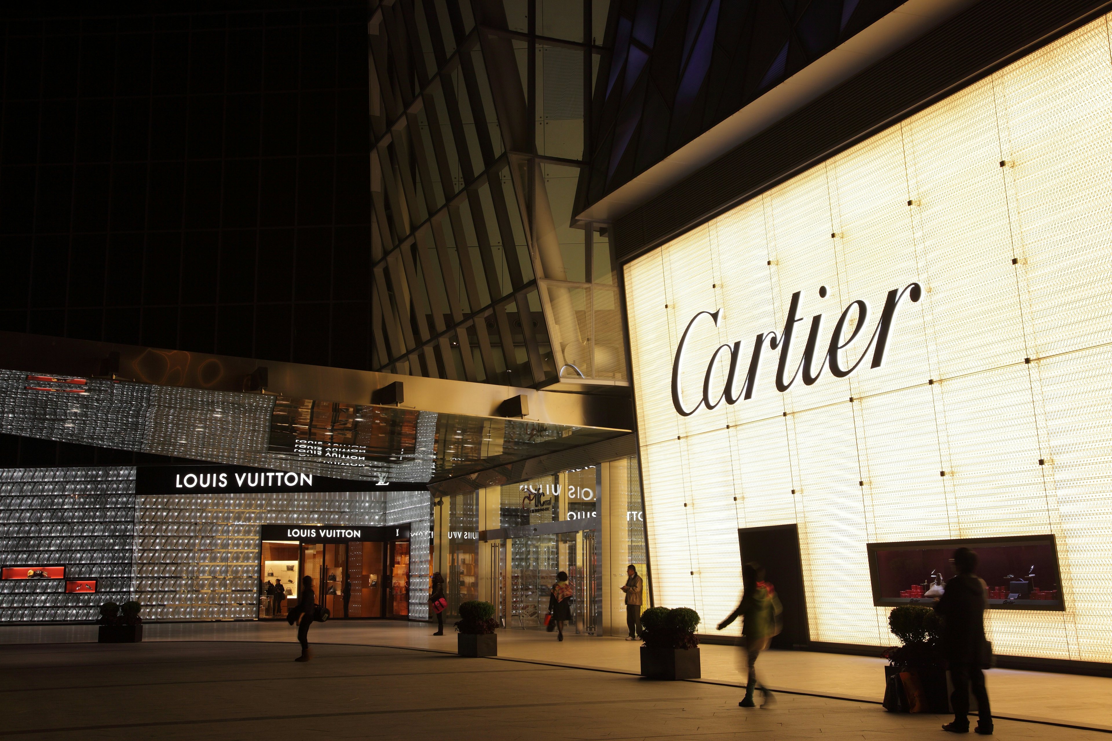 The luxury IFC mall in Shanghai. (Philip Lange/Shutterstock)