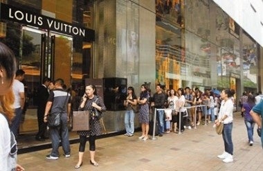 Mainland Chinese tourists have become a critical source of revenue for luxury brands in Hong Kong