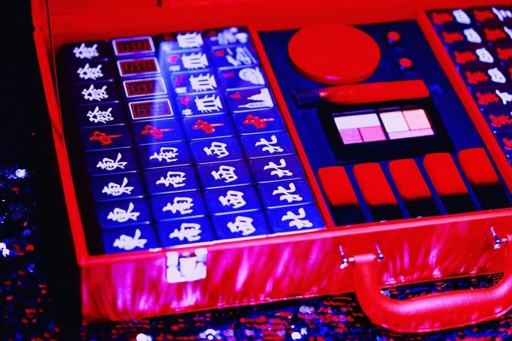Maybelline sent out a quality branded mahjong set for Chinese New Year. Photo: Maybelline
