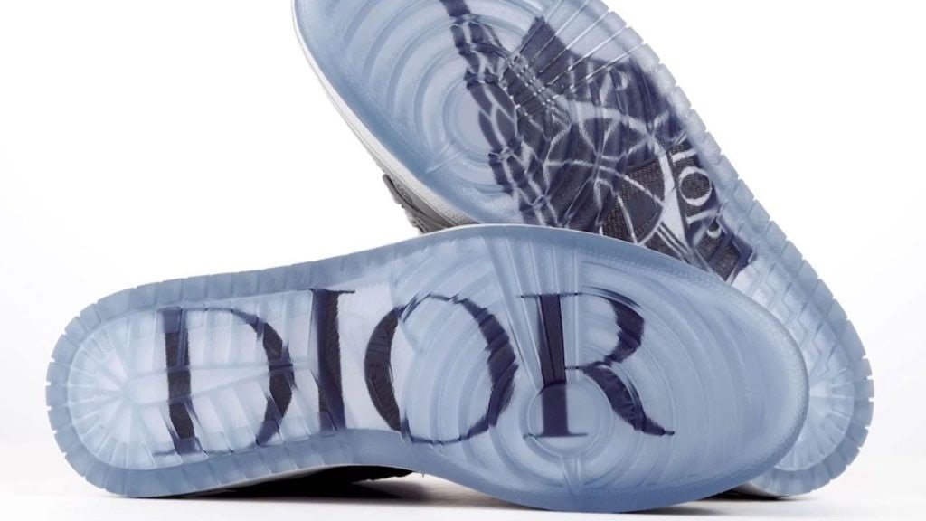 The Dior x Air Jordan retailed at 2,000 for the Lows and 2,200 for the Highs. Photo: Dior