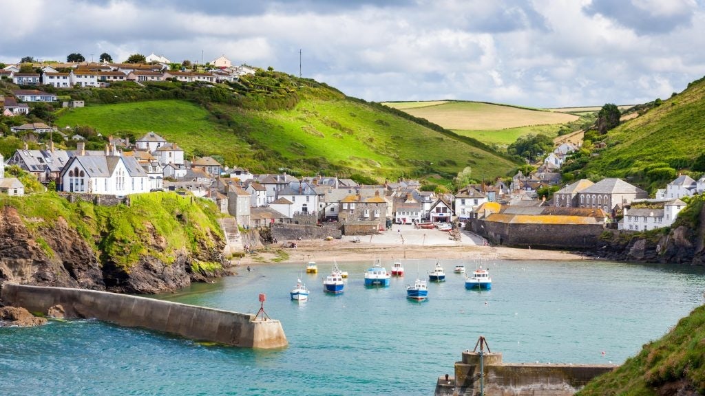The fishing village of Port Isaac, on the North Cornwall Coast in England. Photo: Shutterstock