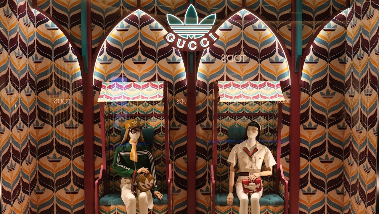 Gucci’s Adidas collection trended on domestic social media platforms in June 2022. Photo: Shutterstock