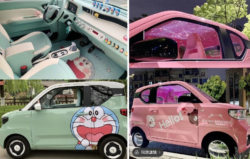 Wuling owners share their cute, customized rides on social media. Photo: Little Red Book