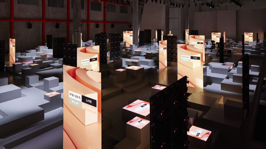 Prada showcases its Spring 2022 collection in Milan. Photo: Courtesy of Prada