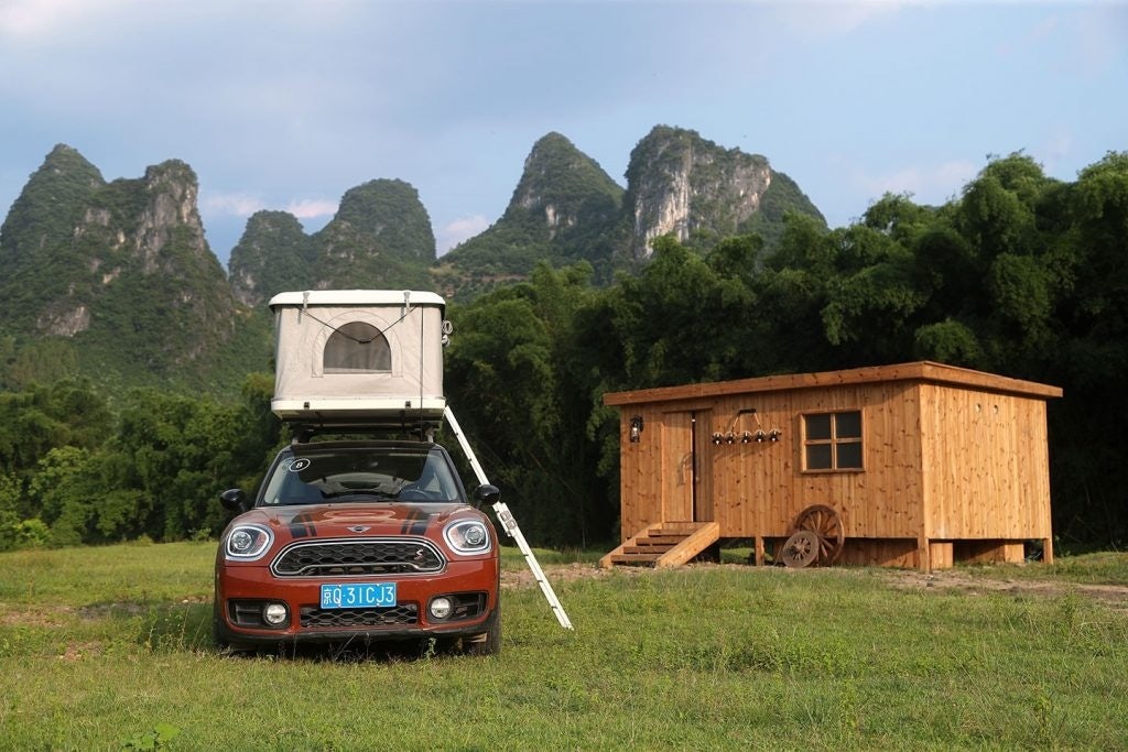 MINI’s mobile “Nomad Hotel” introduced many young Chinese to newer glamping options. Image: Courtesy of MINI.