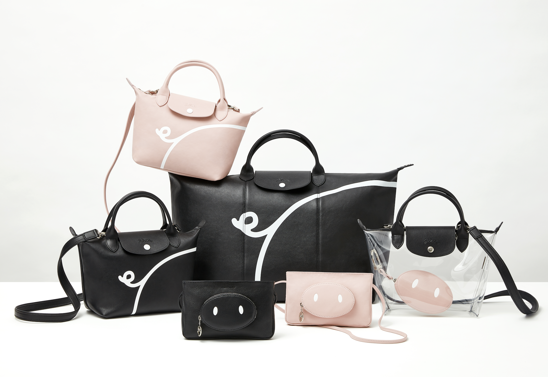 Longchamp collaborated with KOL Mr. Bags to design a special edition for the Year of Pigs. Photo: courtesy of Longchamp