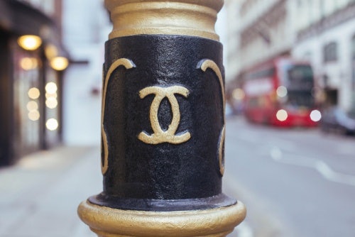 The Chanel logo dates back to the time of its founder, Coco Chanel. Photo: Shutterstock