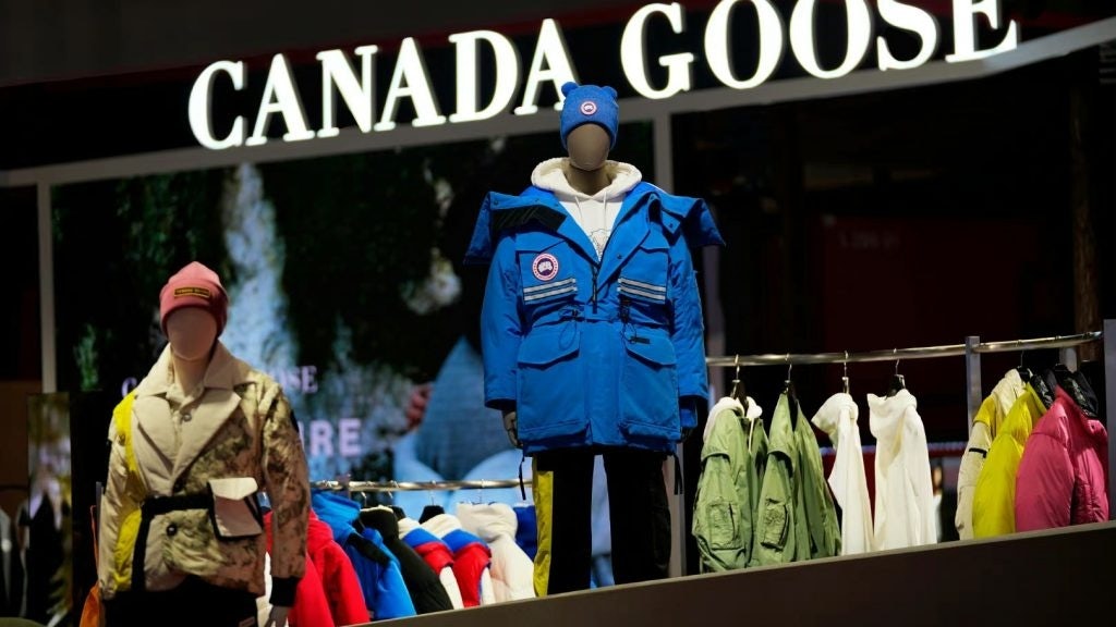 Canada Goose presented its HUMANATURE capsule at the 2022 China International Import Expo. Photo: Canada Goose