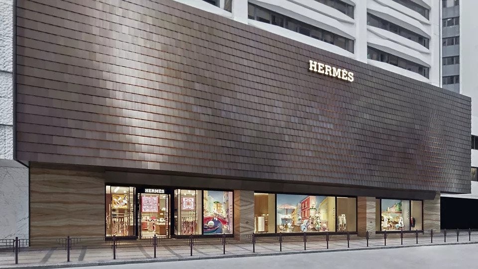 In December 2020, Hermès unveiled a new store on Canton Road that is nearly double the size of its original site. Photo: Hermès