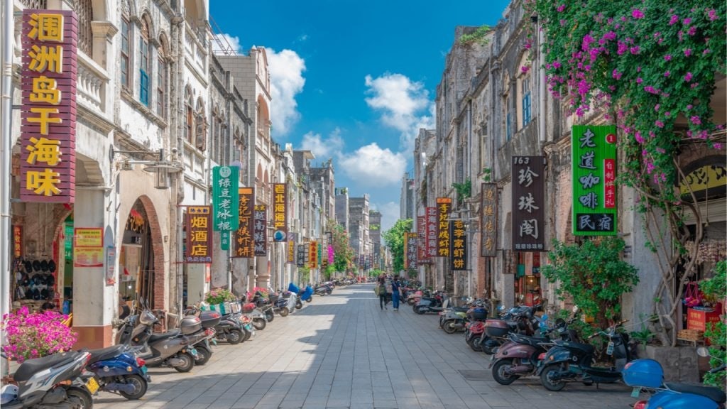 Beihai Old Street is famous for its mix of Chinese and Western style buildings. Photo: Shutterstock