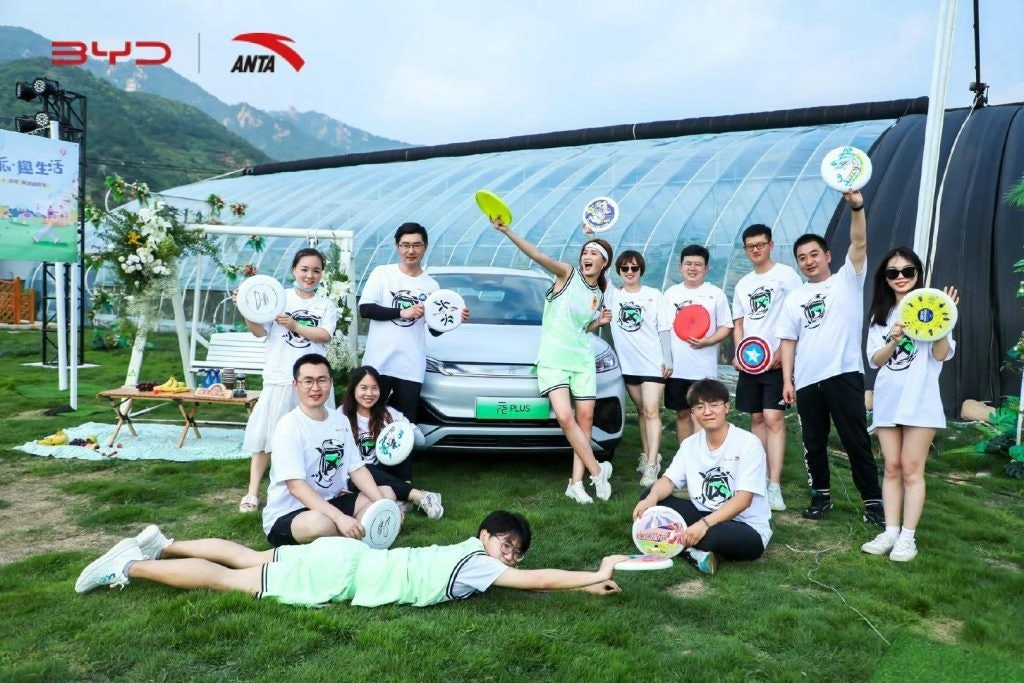 Anta hosted a summer camp with carmaker BYD. Photo: Anta