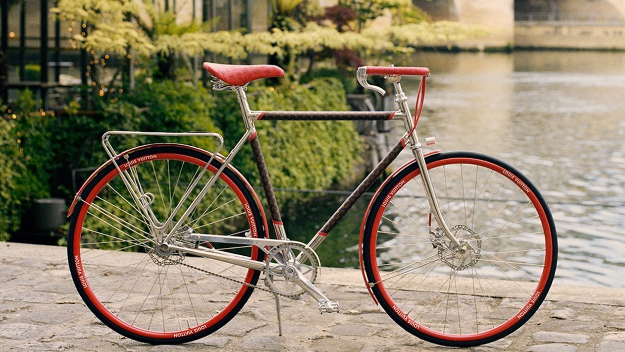 Exercising and being outdoors are more popular than ever in the wake of lockdowns. For luxury brands, the biking trend offers ample opportunity. Photo: Louis Vuitton