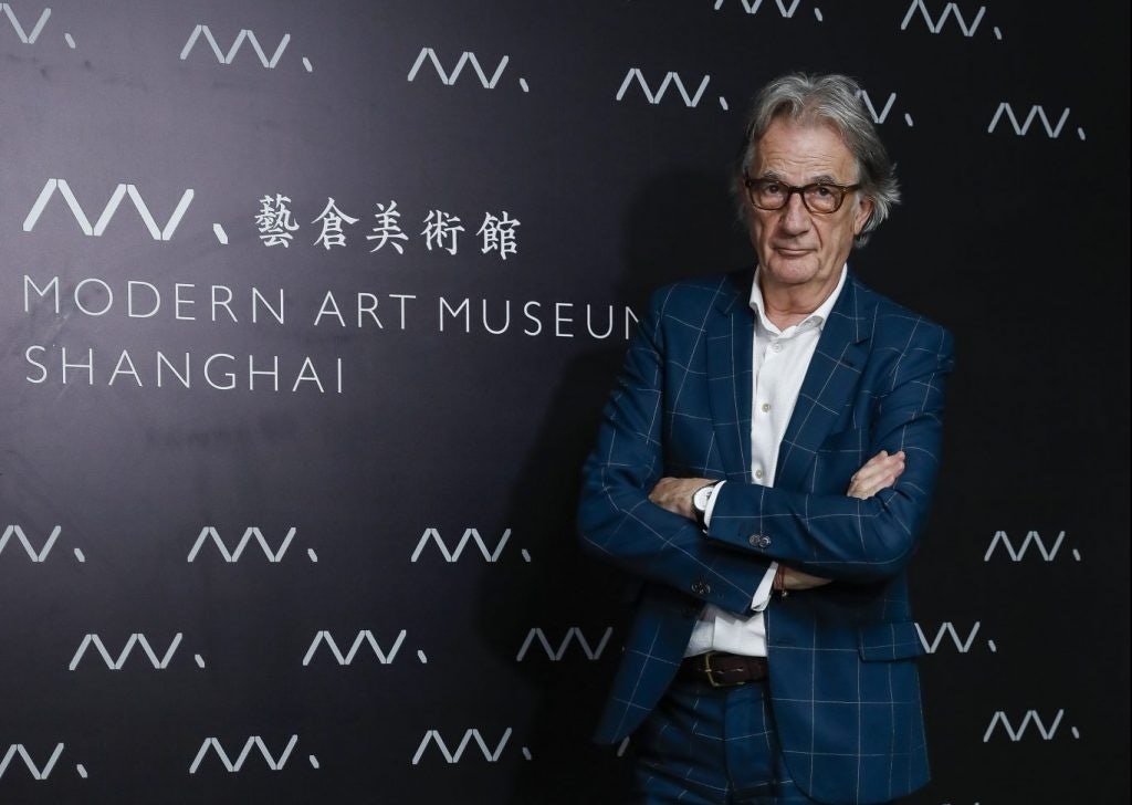 Fashion designer Paul Smith showed up at "My Name Is Paul Smith" Exhibition in Shanghai. Photo: Courtesy Paul Smith