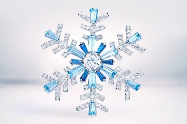 "Icy Blue," from the Snowflake series