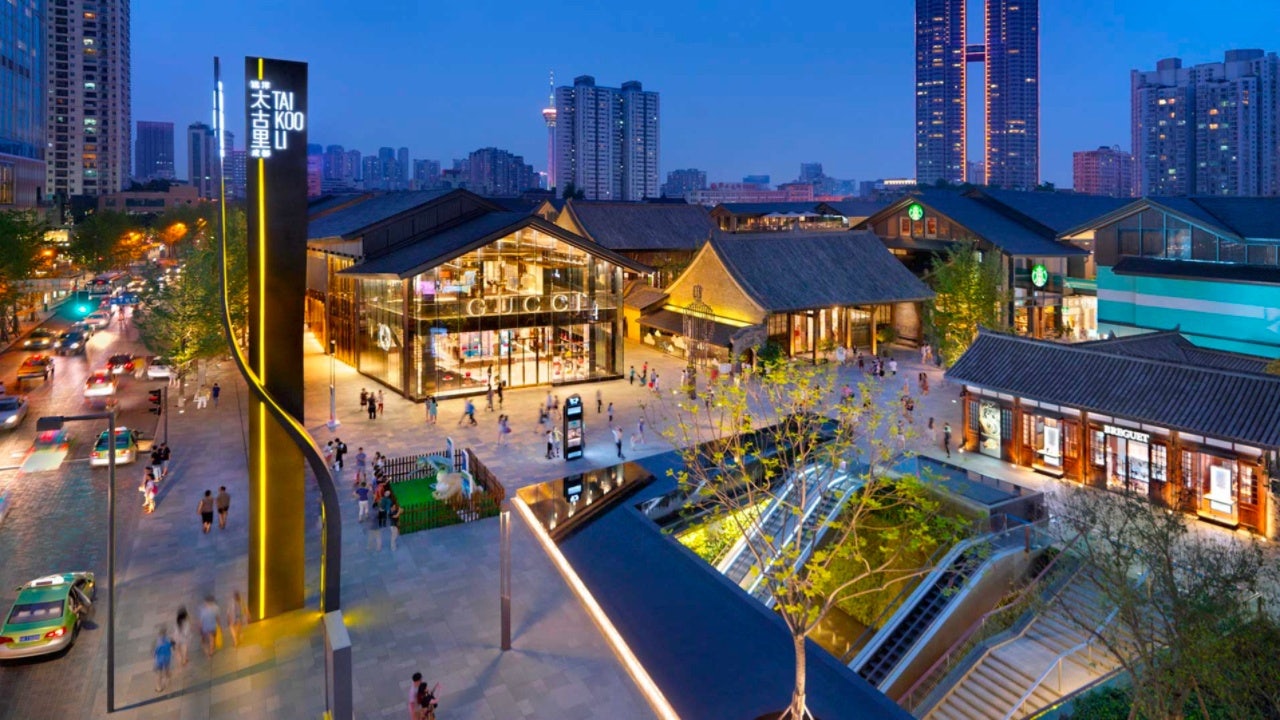 Sino-Ocean Taikoo Li features a unique retail concept rooted in the culture of Chengdu. Photo: Courtesy of Swire Properties 