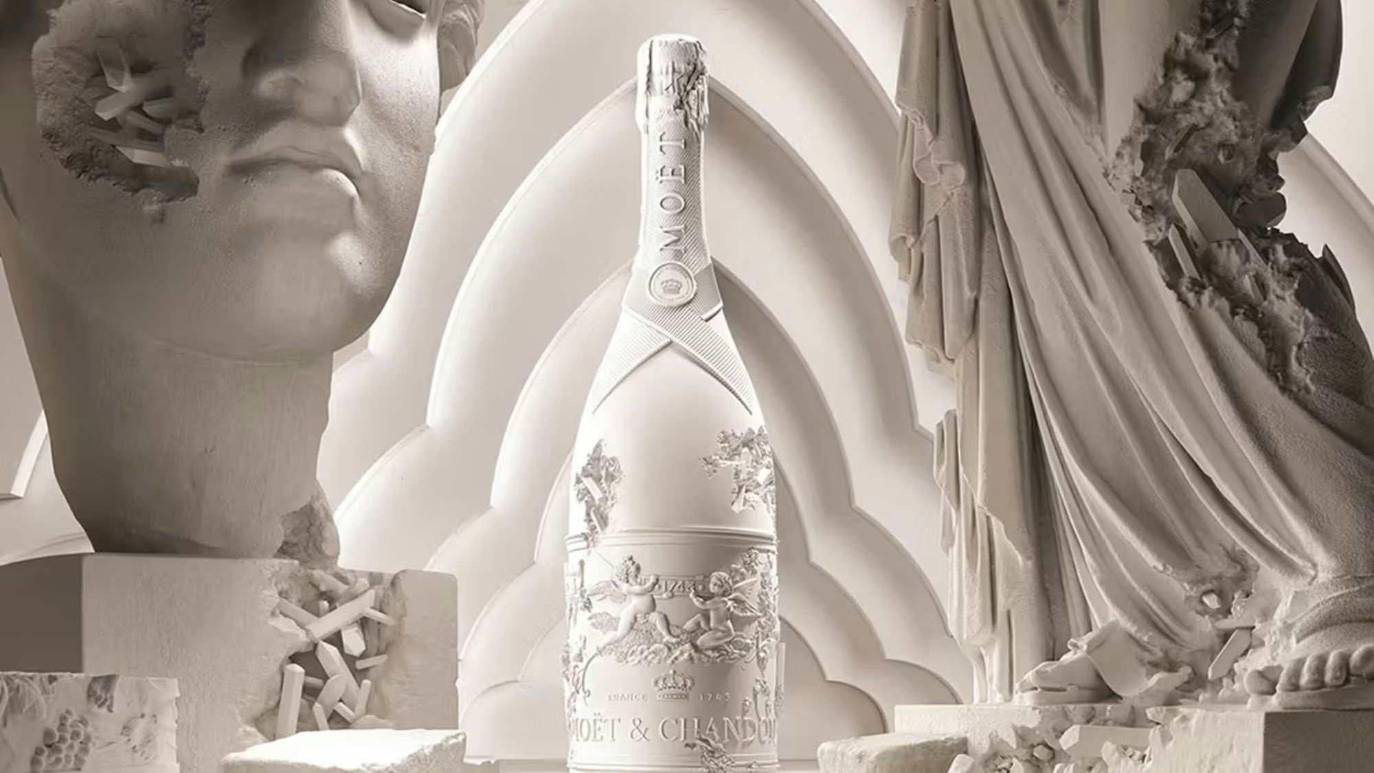 LVMH-owned Moët & Chandon understands how artist collaborations can amp up one's luxury reputation and cultural capital through collector's items. Photo: Moët & Chandon