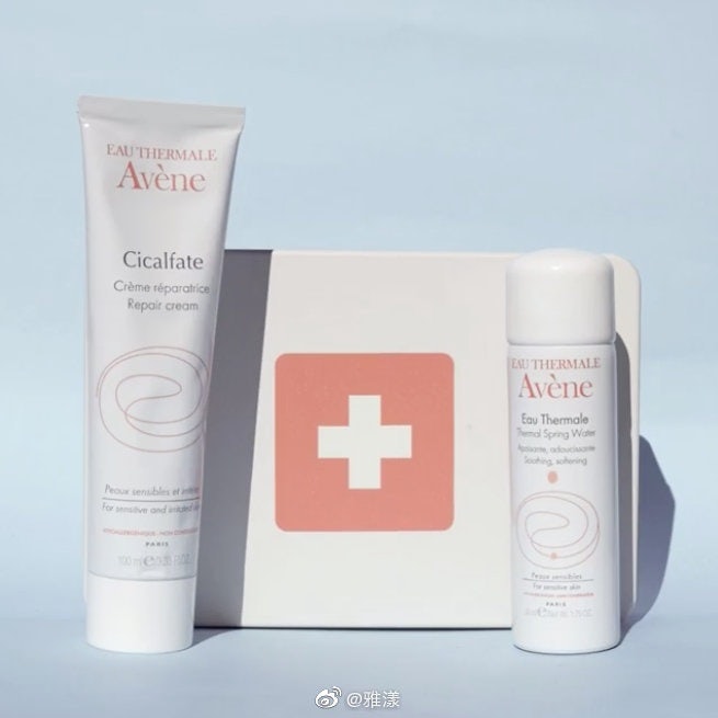Avène highlights its products as solutions to allergies and acne resulting from long periods of mask wearing. Photo: Avène's Weibo