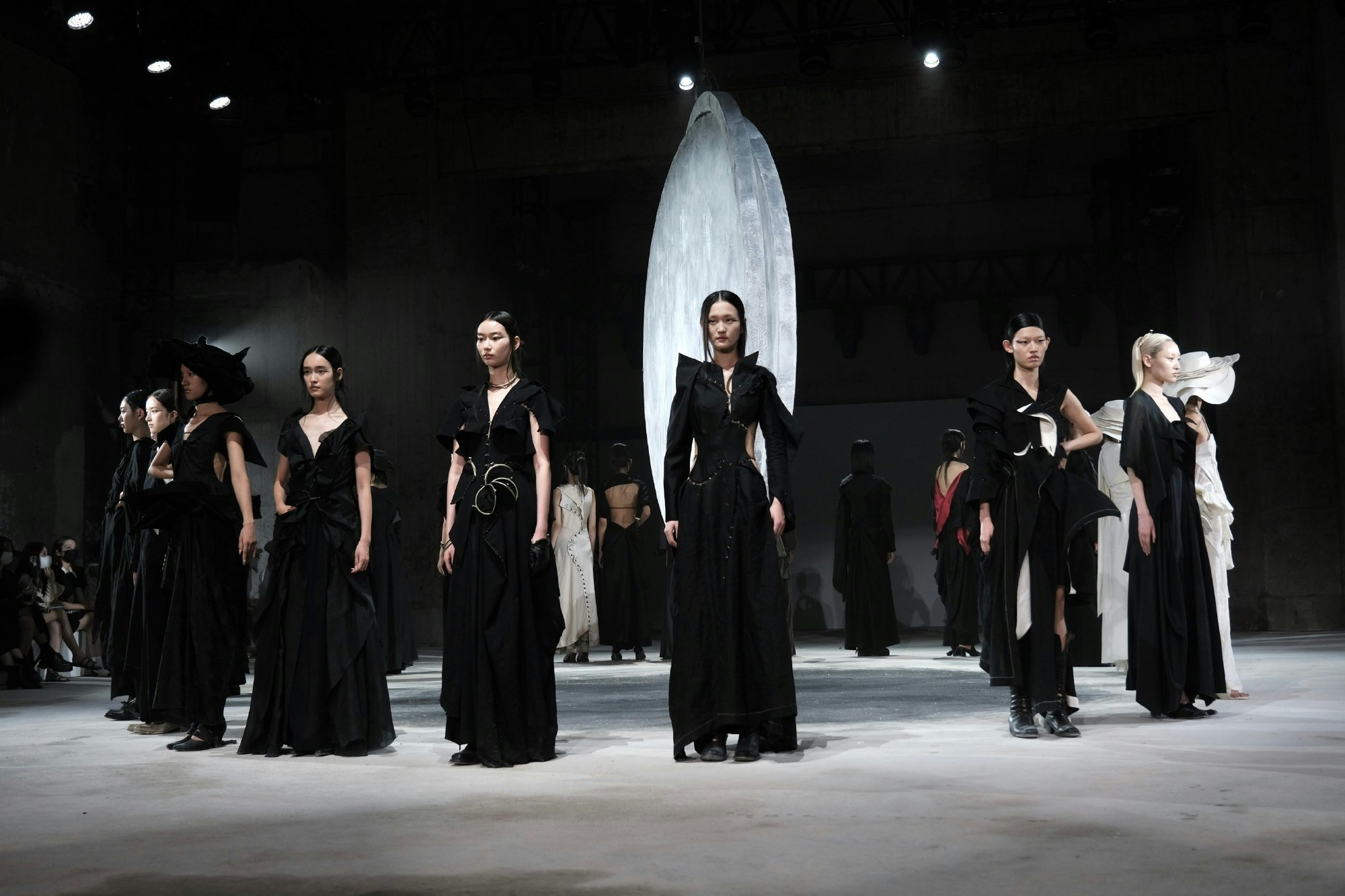 The Yehuafan collection staged at Shanghai Fashion Week featured the work of architect Louis Isadore Kahn. Photo: Yehuafan