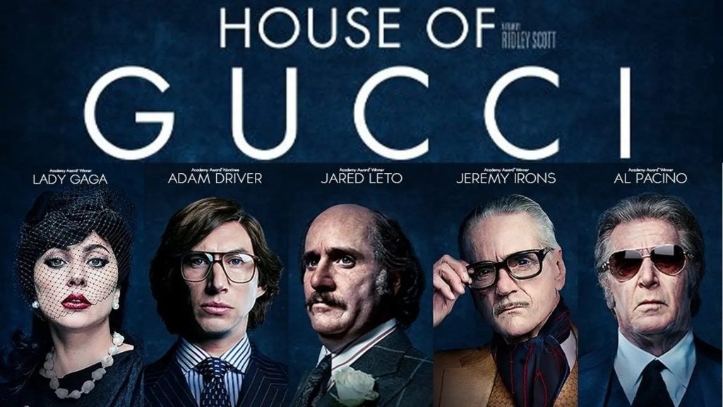 A movie poster for "House of Gucci." Photo: MGM Studios
