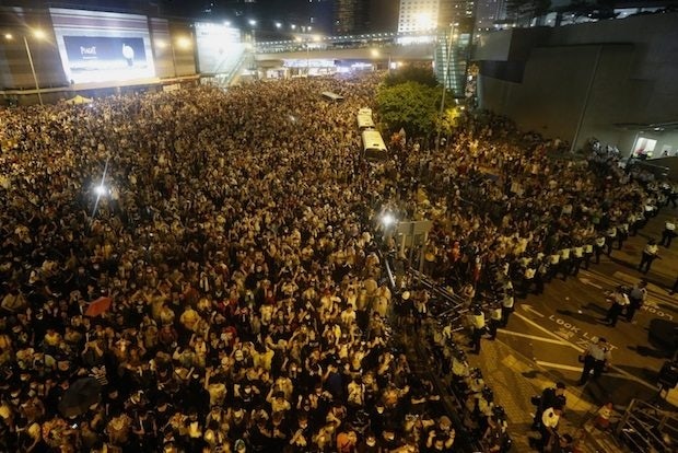 Hong Kong's Occupy Central protests. 