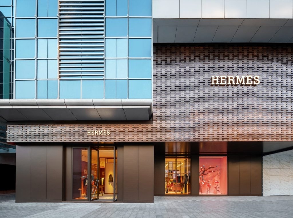 Hermès renovated its store at Meiluo Shopping Center in 2021. Photo: Hermès