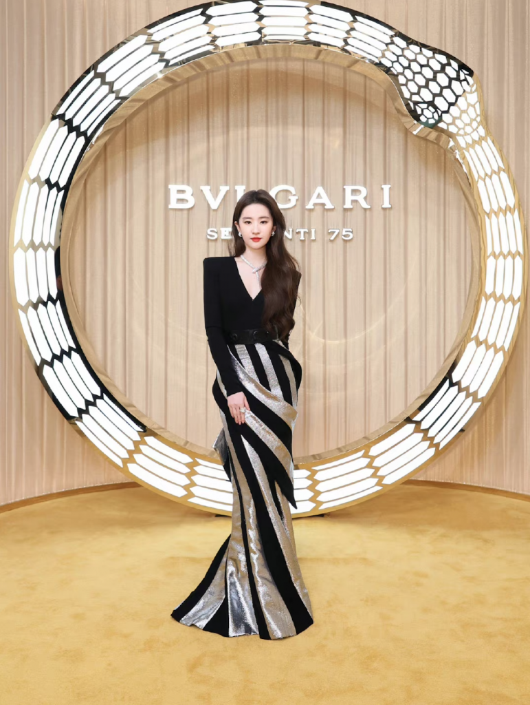 Italian jewelry house Bulgari appointed renowned Chinese actress Liu Yifei as its international spokesperson. Image: Bulagri