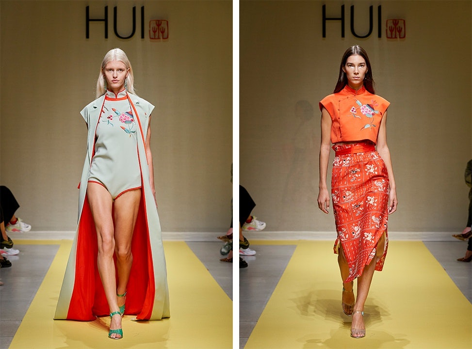 Hui showcases its Spring/Summer 2022 collection at Milan Fashion Week. Photo: Courtesy of Hui