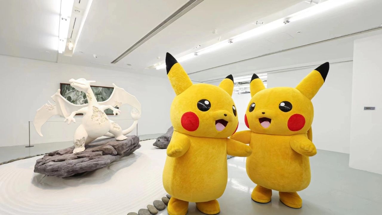 For the first time, there is an exhibition of Daniel Arsham's collaborative history with Pokémon. Photo: Daniel Arsham x Pokémon K11