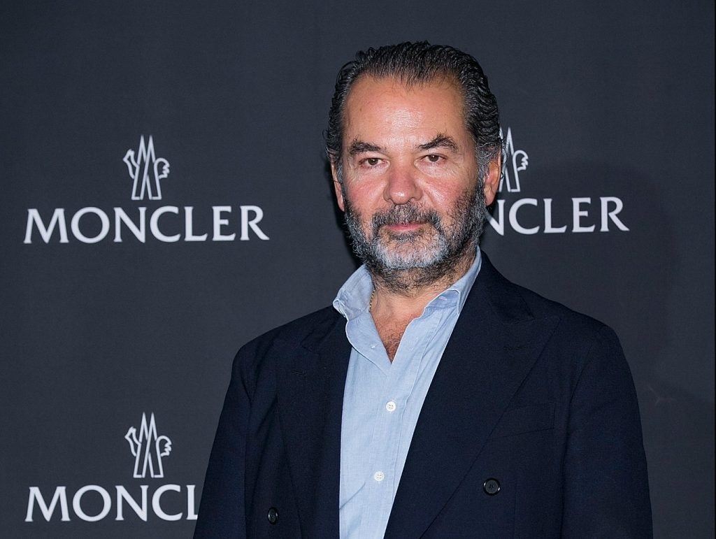 CEO Remo Ruffini attends the photocall for the "MONCLER" flagship store opening in Seoul, South Korea. Photo: VCG