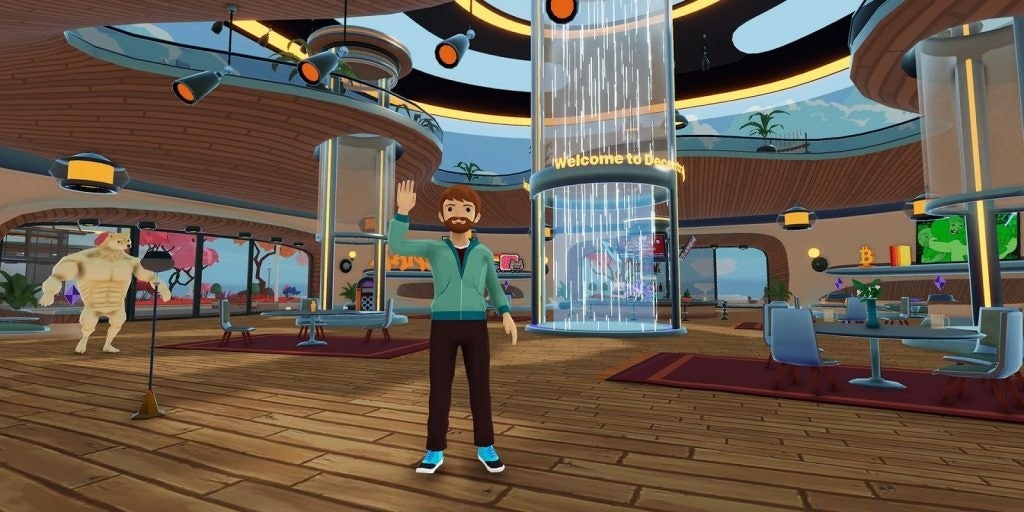 Virtual spaces can better capture user information, such as what content they view and how much time they spend in a particular area. Photo: Decentraland