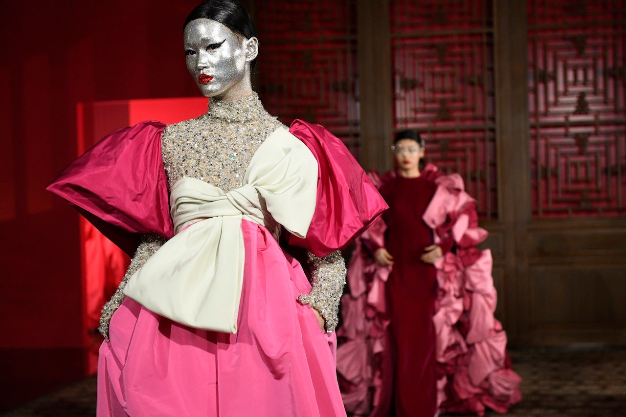 The streetwear trend has been disrupting high-end fashion in recent years, but Valentino has chosen to approach it through the graceful lens of couture. But how has the brand communicated this message to Chinese consumers who are just becoming familiar with both? Photo: Valentino