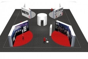 Rendering of 360Fashion's "Zone" at CHIC 2013