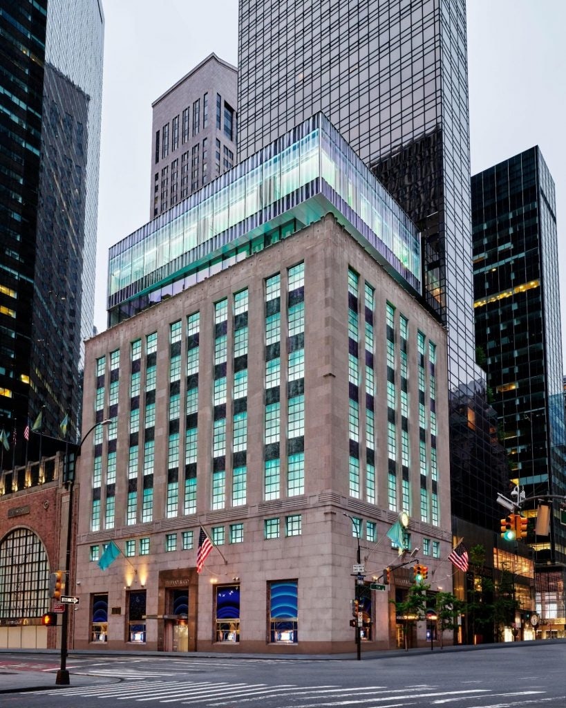 Tiffany’s newly-transformed flagship, The Landmark, on New York’s 57th Street and Fifth Avenue forms a blueprint for the brand’s rejuvenated retail experience. Photo: Tiffany & Co.