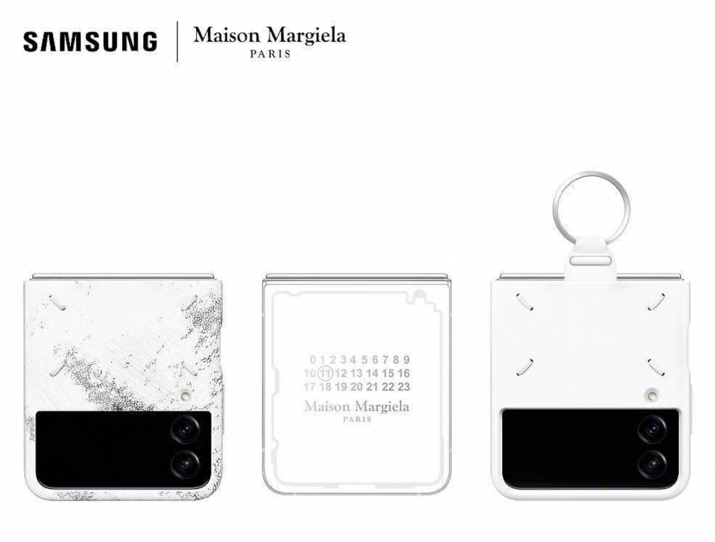 The limited edition Flip4 is designed in Maison Margiela’s signature matte white, with the brand’s iconic numerical coding engraved. Image: Weibo