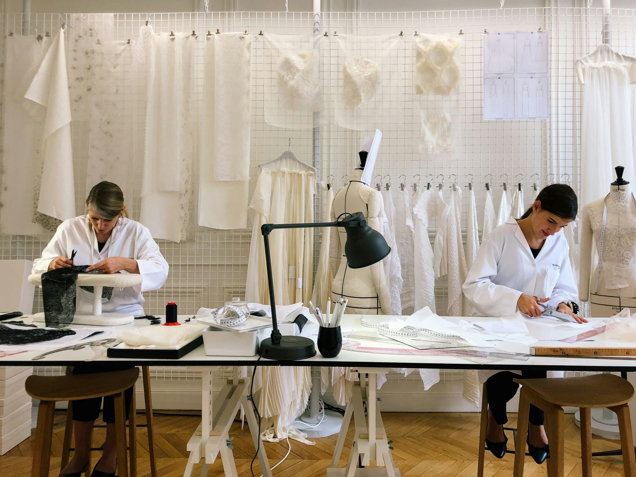 Hand-workers in Givenchy Haute Couture Salons. Courtesy photo