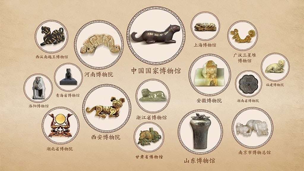 Alipay teamed up with 24 Chinese museums to create 3D digital collectibles of tiger-related cultural artifacts for Chinese New Year 2022. Photo: AntChain on Twitter