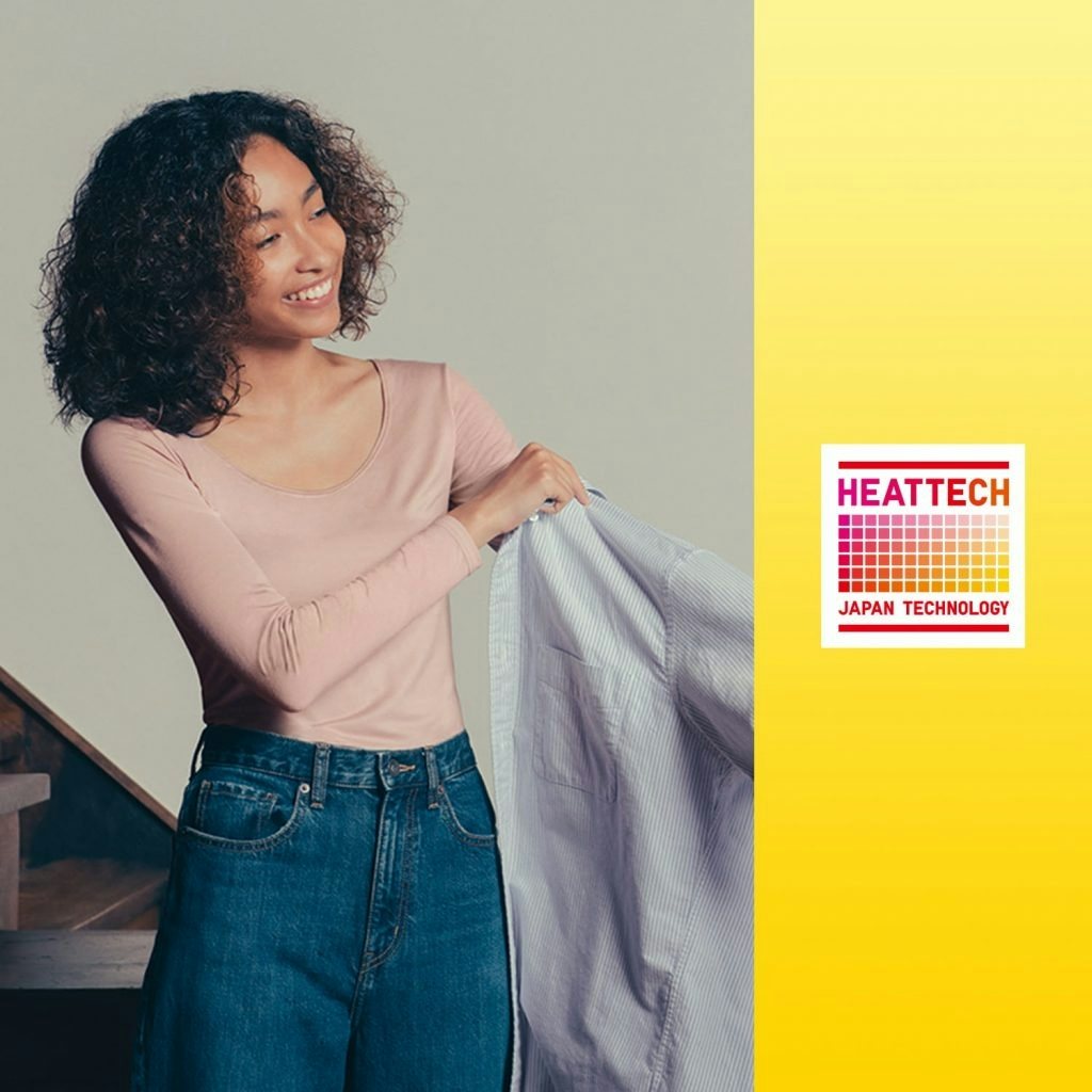 Uniqlo's HeatTech uses micron-sized fibers to generate heat from the wearer's body. Photo: Uniqlo