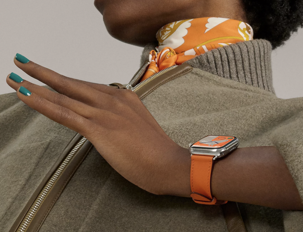Hermès x Apple's collaboration aims to bring Apple Watches to the luxury fashion market. Photo: Hermès