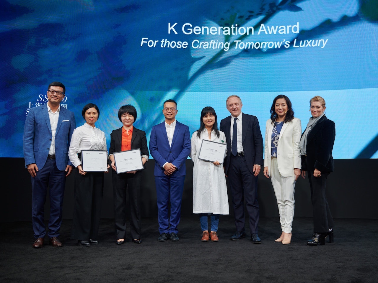 At the conference, Kering recognized three Chinese startups that were creatively addressing sustainability challenges in the textile value chain: Melephant, Heyuan, and FeiLiu Technology. They also invited pivotal thought leaders across many industries to attend. Courtesy Photo.  
