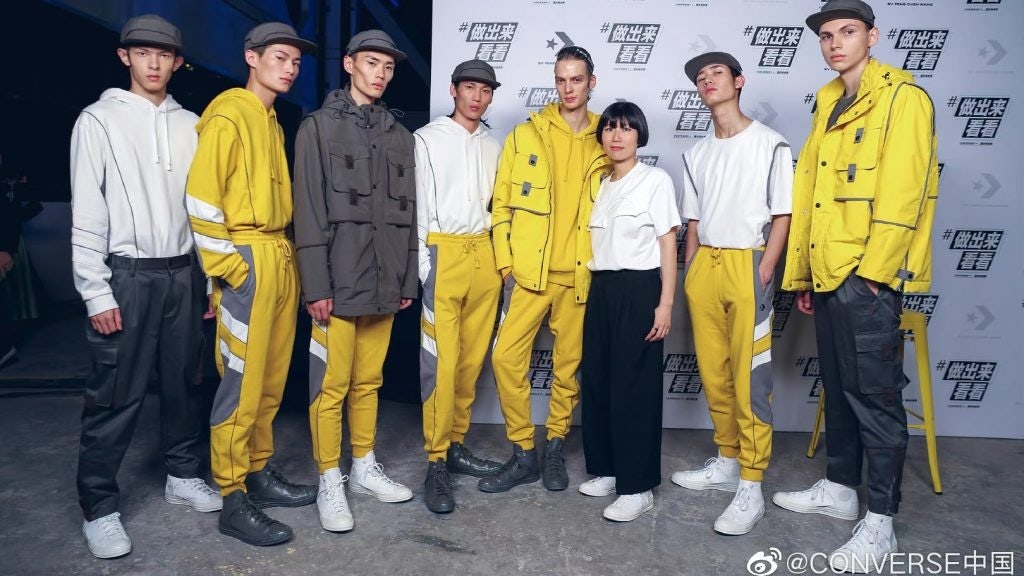 In 2019, Converse showcased its collaboration with Feng Chen Wang at Shanghai Fashion Week. Photo: Converse's Weibo
