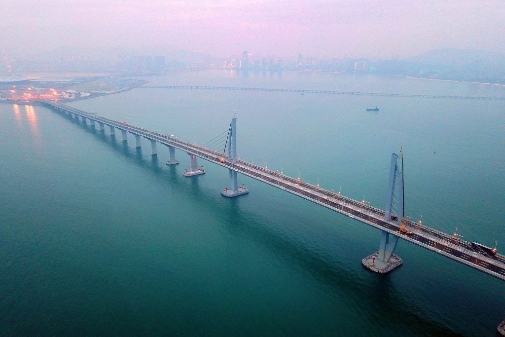 Hong Kong-Zhuhai-Macau Bridge. Photo: VCG
