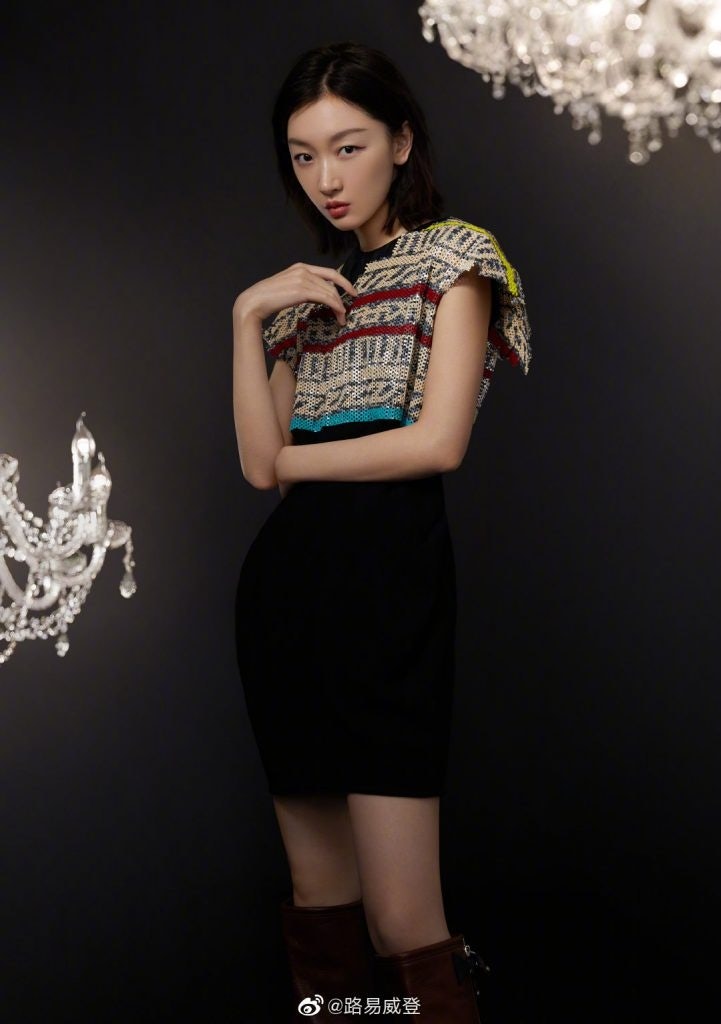 Louis Vuitton announced Chinese actress Zhou Dongyu as its new brand ambassador on the same day the show was presented. Photo: Courtesy of Louis Vuitton