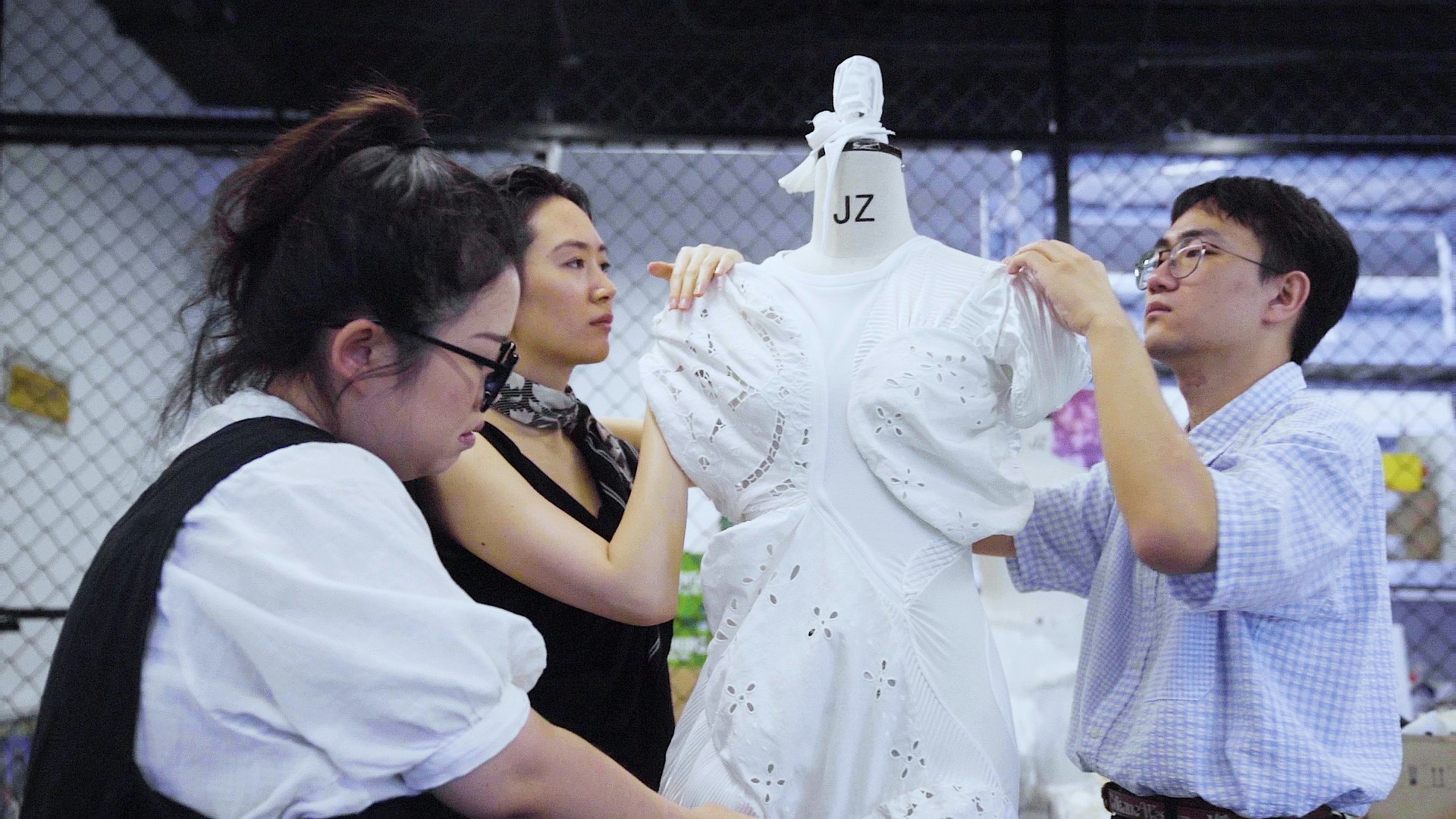 Caroline Hu, a designer who participated in 2020 Shan Future Forum, is known for practicing the principles of circular economy through raw material collection, clothing designs, and resource planning. Photo: Yehyehyeh